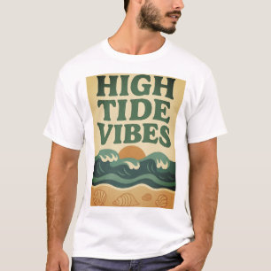 Camiseta Retro Beach Sunset Surf Scene