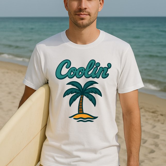 Camiseta Retro Beach Vibes Coolin (Retro vibes t-shirt)