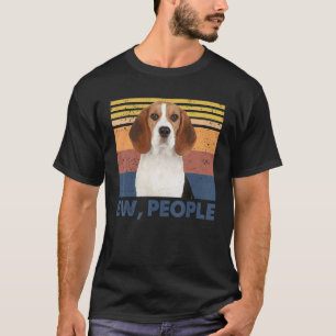 Camiseta Retro Beagle Dog Ew People Beagle Dog Love Dog
