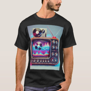 Camiseta "Retro Beatwave: Vibes de época, Groove moderno!"