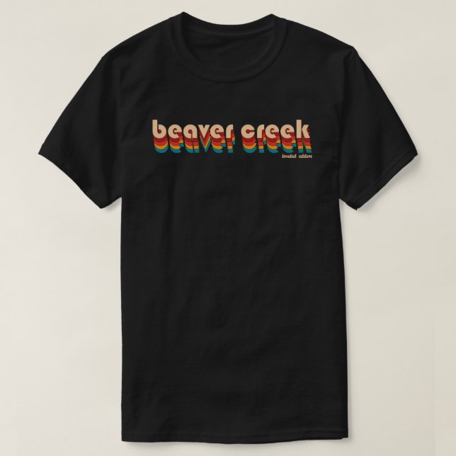 Camiseta Retro Beaver Creek Ski Adventure (Diseño del anverso)
