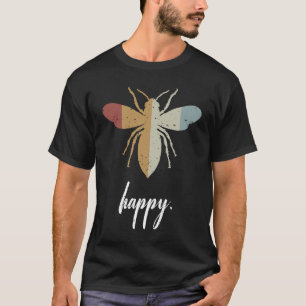 Camiseta Retro Bee Feliz Motivación 2