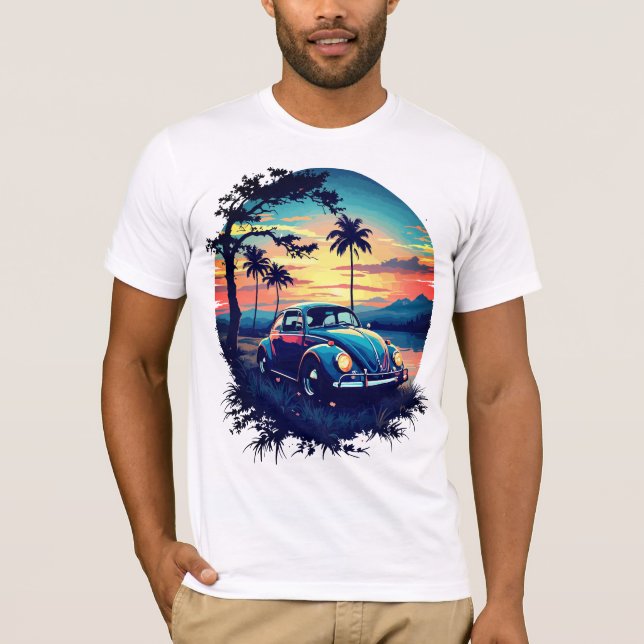 Camiseta Retro Beetle (Anverso)