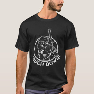 Camiseta Retro Béisbol Touchdown Vintage Béisbol Player s