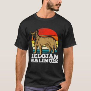 Camiseta Retro belga malinois