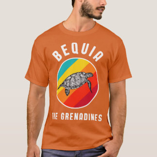 Camiseta Retro Bequia La Casa de las Granadinas Vacaciones