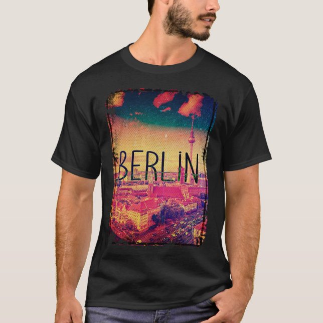 Camiseta Retro Berlín Vintage (Anverso)