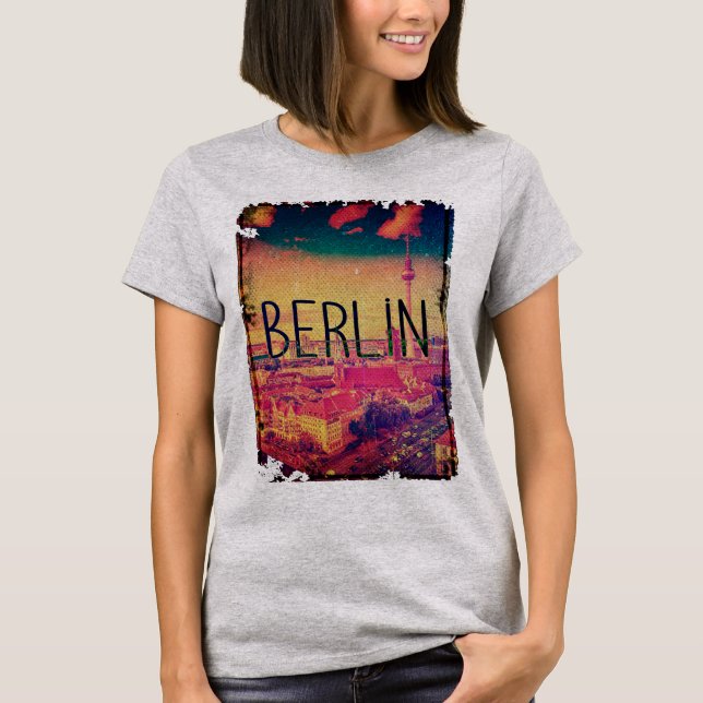 Camiseta Retro Berlín Vintage (Anverso)