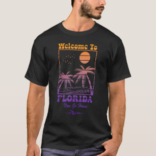 Camiseta Retro Bienvenido a Florida Ahora Vete a Casa Cami