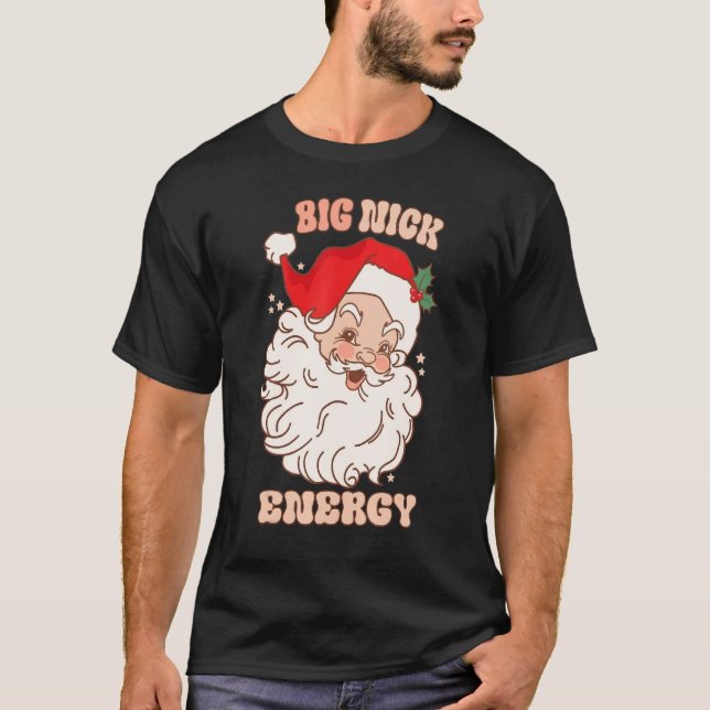 Camiseta Retro Big nick energy Santa Chirstmas 2022 (Anverso)