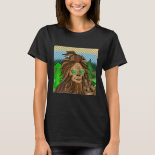 Camiseta Retro Bigfoot Colores Vintage Pop Art Sasquatch