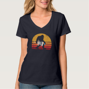Camiseta Retro Bigfoot Disk Golf Ochenta Sasquatch Disk Go