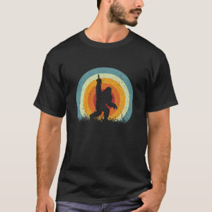Camiseta Retro Bigfoot Sasquatch Dedo del Dedo Medio Funny 