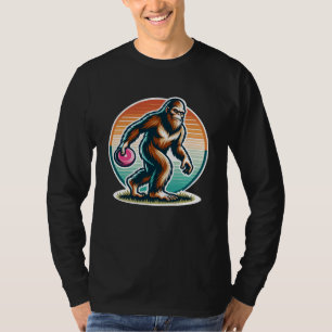 Camiseta Retro Bigfoot Sasquatch Disk Golf