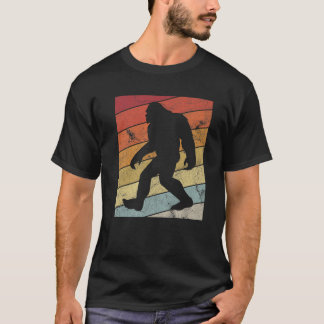 Camiseta Retro Bigfoot Silhouette Sun cree que original 80'
