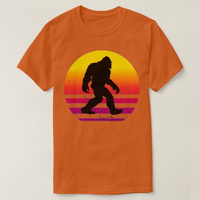 Camiseta Retro Bigfoot Vintage Sasquatch 12 (Diseño del anverso)