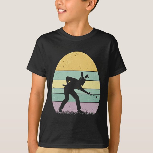 Camiseta Retro Billard Easter Egy Easter Day Billiard Mujer (Anverso)