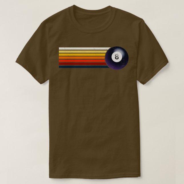 Camiseta Retro Billiard 1 (Diseño del anverso)