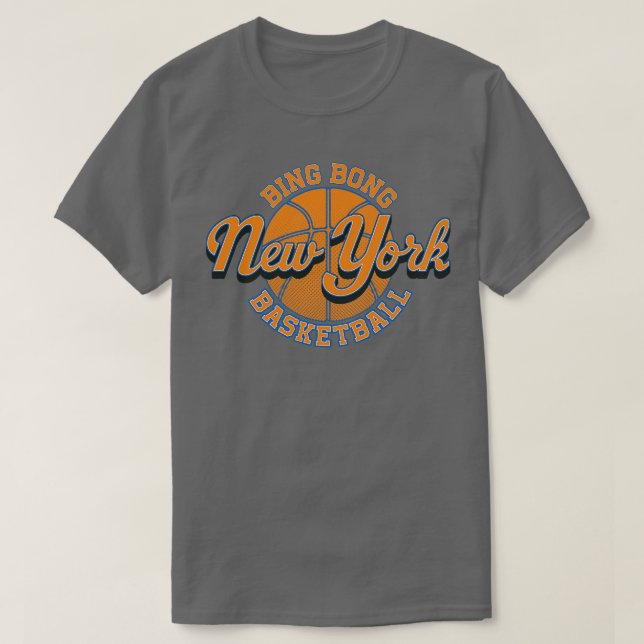 Camiseta Retro Bing Bong New York Basketball NYC (Diseño del anverso)