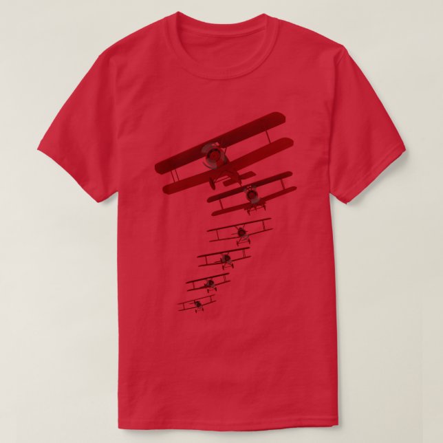 Camiseta Retro Biplane Graphic (Diseño del anverso)