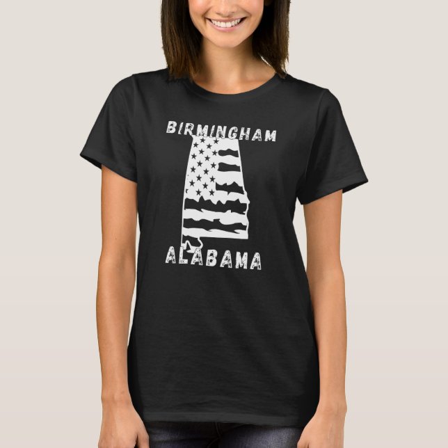 Camiseta Retro Birmingham Alabama Apparel (Anverso)