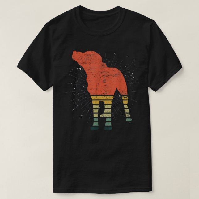 Camiseta Retro Black Lab  (Diseño del anverso)