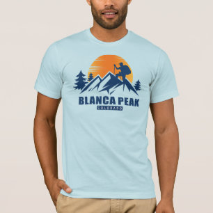 Camiseta Retro Blanca Peak Hike