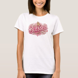 Camiseta Retro BLESSED Creación personalizada en 2D