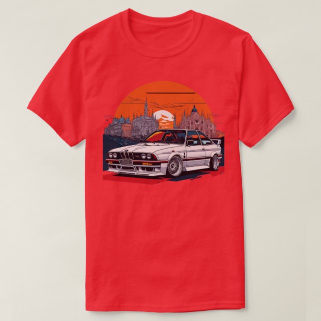 Camiseta Retro BMW E30 M3 (Diseño del anverso)