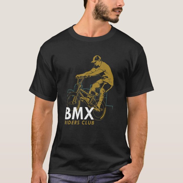 Camiseta Retro BMX Riders Club BMX Rider (Anverso)