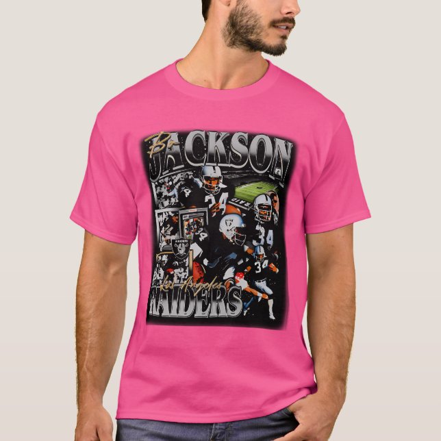 Camiseta Retro Bo Jackson (Anverso)