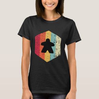 Camiseta Retro Boardgame Meeple Boardgame