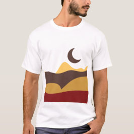 Camiseta Retro Boho Moon