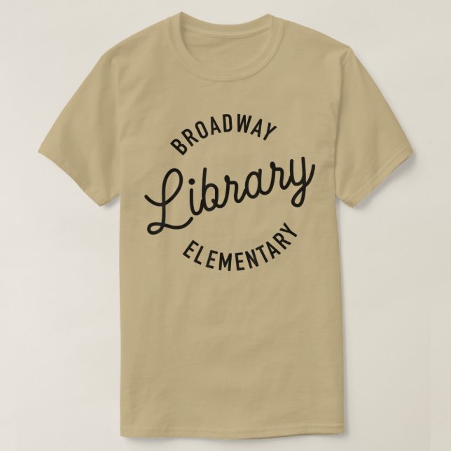 Camiseta Retro Boho Style Broadway Librarian Funny Reading  (Diseño del anverso)