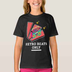 Camiseta Retro Boombox 80s 90s Música Vintage Ritmos 