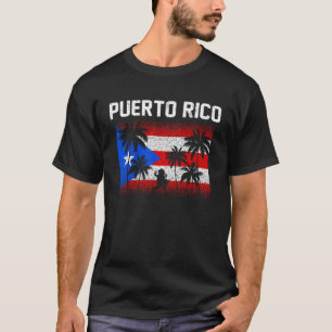 Camiseta Retro Boricua Puerto Rico Rana Bandera puertorriqu