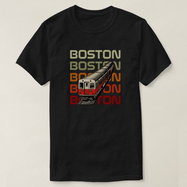 Camiseta Retro Boston Tee (Diseño del anverso)
