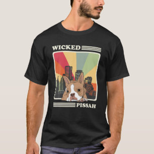 Camiseta Retro Boston Terrier Pissah Boston Mass Bos