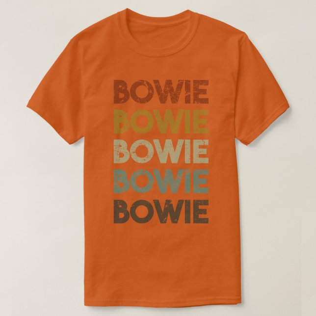 Camiseta Retro Bowie Maryland (Diseño del anverso)