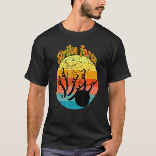 Camiseta Retro Bowling Vintage Bowling Strike Force Bowlin