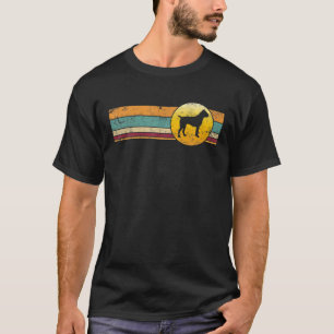 Camiseta Retro Boxer Dog Estilo de cosecha de perros animal
