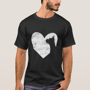 Camiseta Retro Boxer Dog Hearts Puppy Lover Día de San Vale