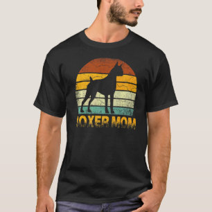 Camiseta Retro Boxer Mom Doxie Perro Dueño Madre Mascota Ma