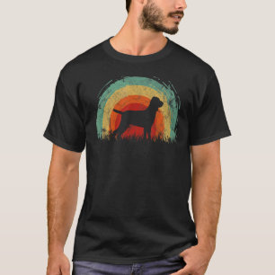 Camiseta Retro Bracco Italiano Vintage Perro Arcoiris Hombr