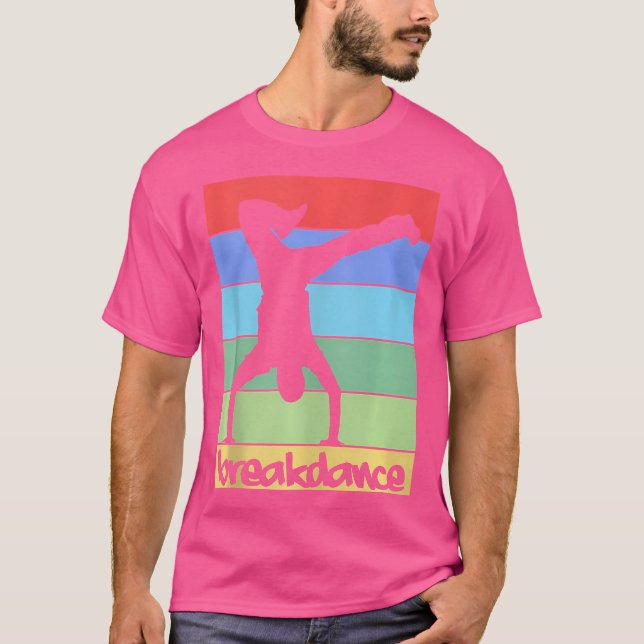 Camiseta Retro Breakdance B-Boy Dance Breakdance Hip-Hop (Anverso)