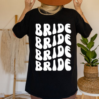Camiseta Retro Bride Bachelorette Tshirt BACK DISIGN