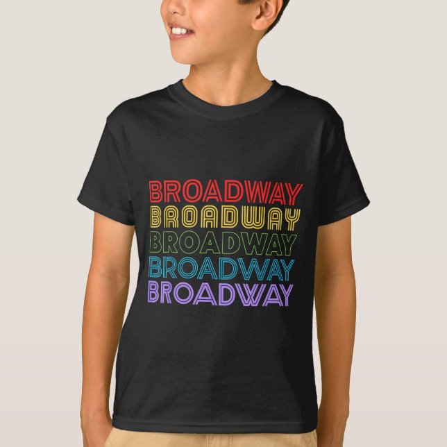 Camiseta Retro Broadway Music Lover Theatre Musical Theater (Anverso)