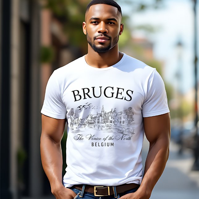 Camiseta Retro Bruges Belgium – Classic European Cities (Subido por el creador)