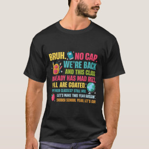 Camiseta Retro Bruh No Respaldamos A Cap Bruh Estaban De Vu