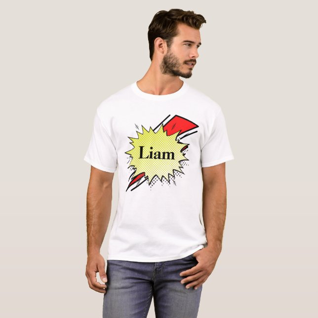 Camiseta Retro bubble color comic (Anverso completo)